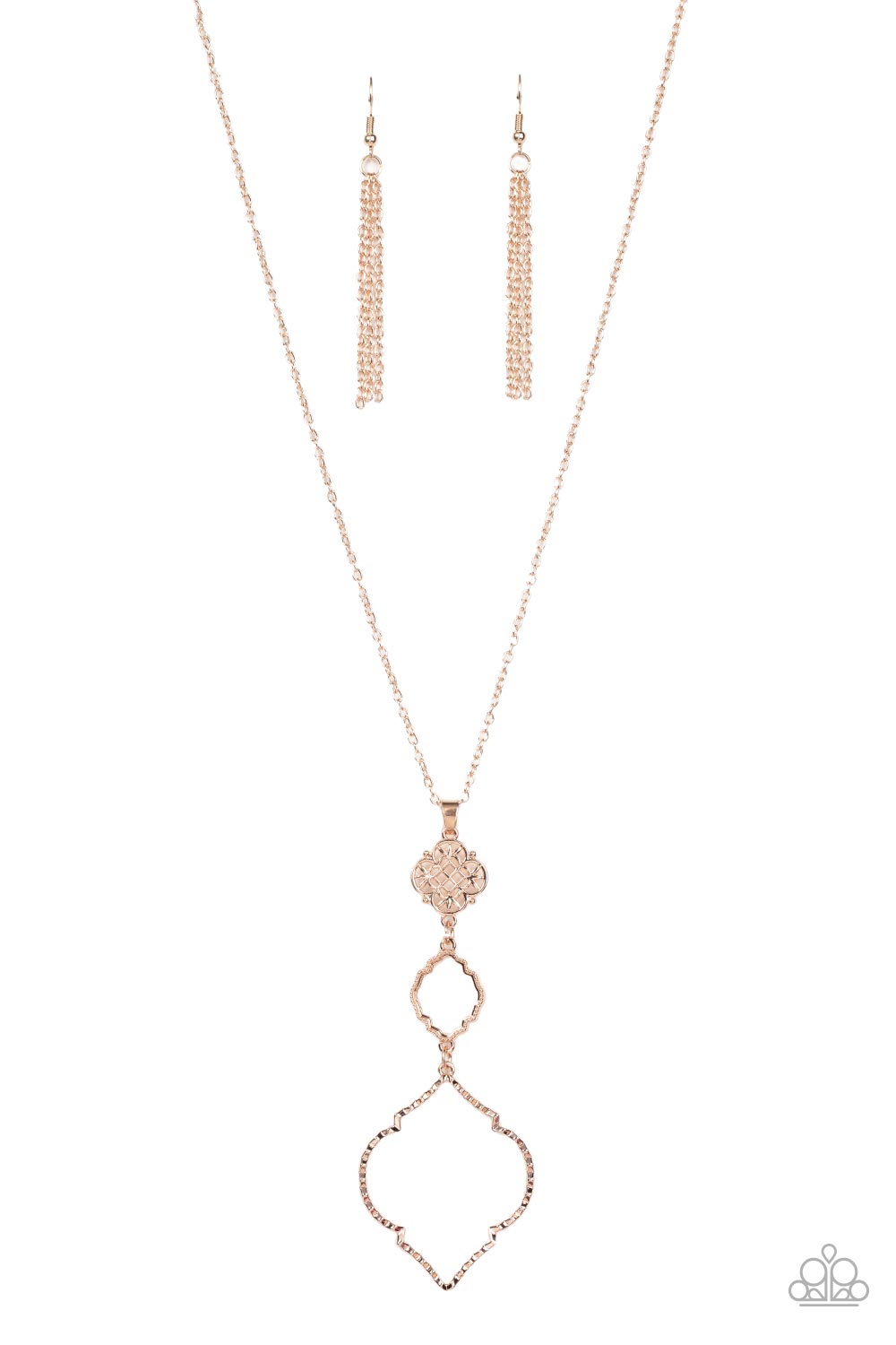 Paparazzi Necklace - Marrakesh Mystery - Rose Gold