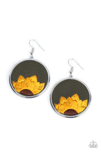 Load image into Gallery viewer, Paparazzi Earring - Sun-Kissed Sunflowers - Green
