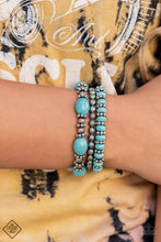 Load image into Gallery viewer, Paparazzi Bracelet - Take By SANDSTORM - Blue
