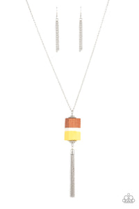 Paparazzi Necklace - Reel It In - Yellow