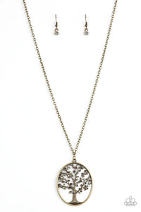 Paparazzi Necklace - Autumn Abundance - Brass