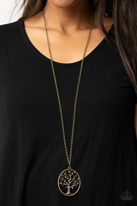 Paparazzi Necklace - Autumn Abundance - Brass