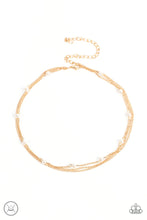 Load image into Gallery viewer, Paparazzi Necklace - Daintily Dapper - Gold Choker
