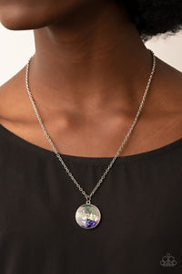 Paparazzi Necklace - Completely Crushed - Purple