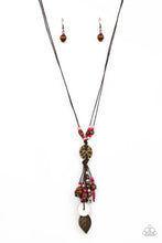 Load image into Gallery viewer, Paparazzi Necklace - Knotted Keepsake - Pink
