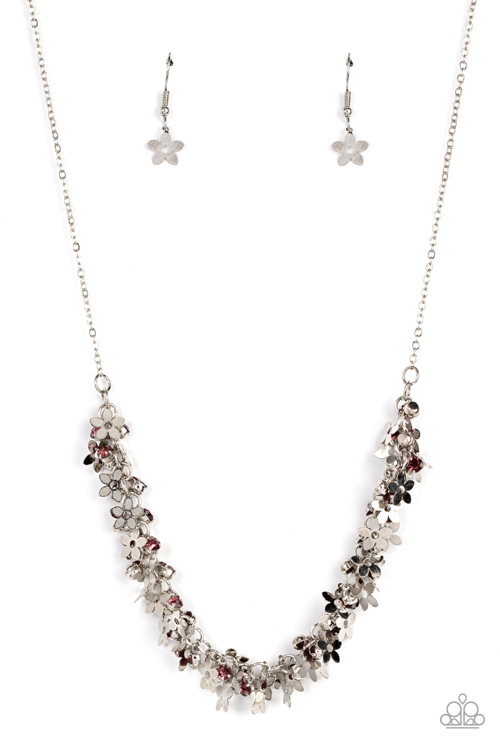 Paparazzi Necklace - Fearlessly Floral - Purple