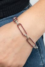 Load image into Gallery viewer, Paparazzi Bracelet - Still Not OVAL You - Red
