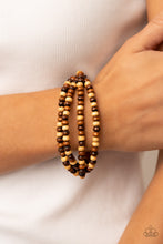 Load image into Gallery viewer, Paparazzi Bracelet - Oceania Oasis - Brown
