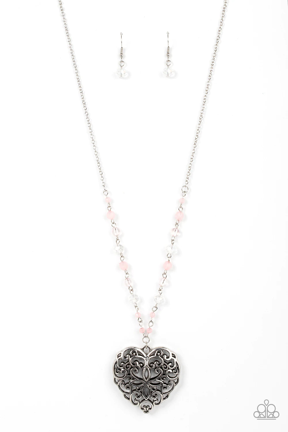 Paparazzi Necklace - Doting Devotion - Pink