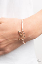Load image into Gallery viewer, Paparazzi Bracelet - Did I FLUTTER? - Rose Gold
