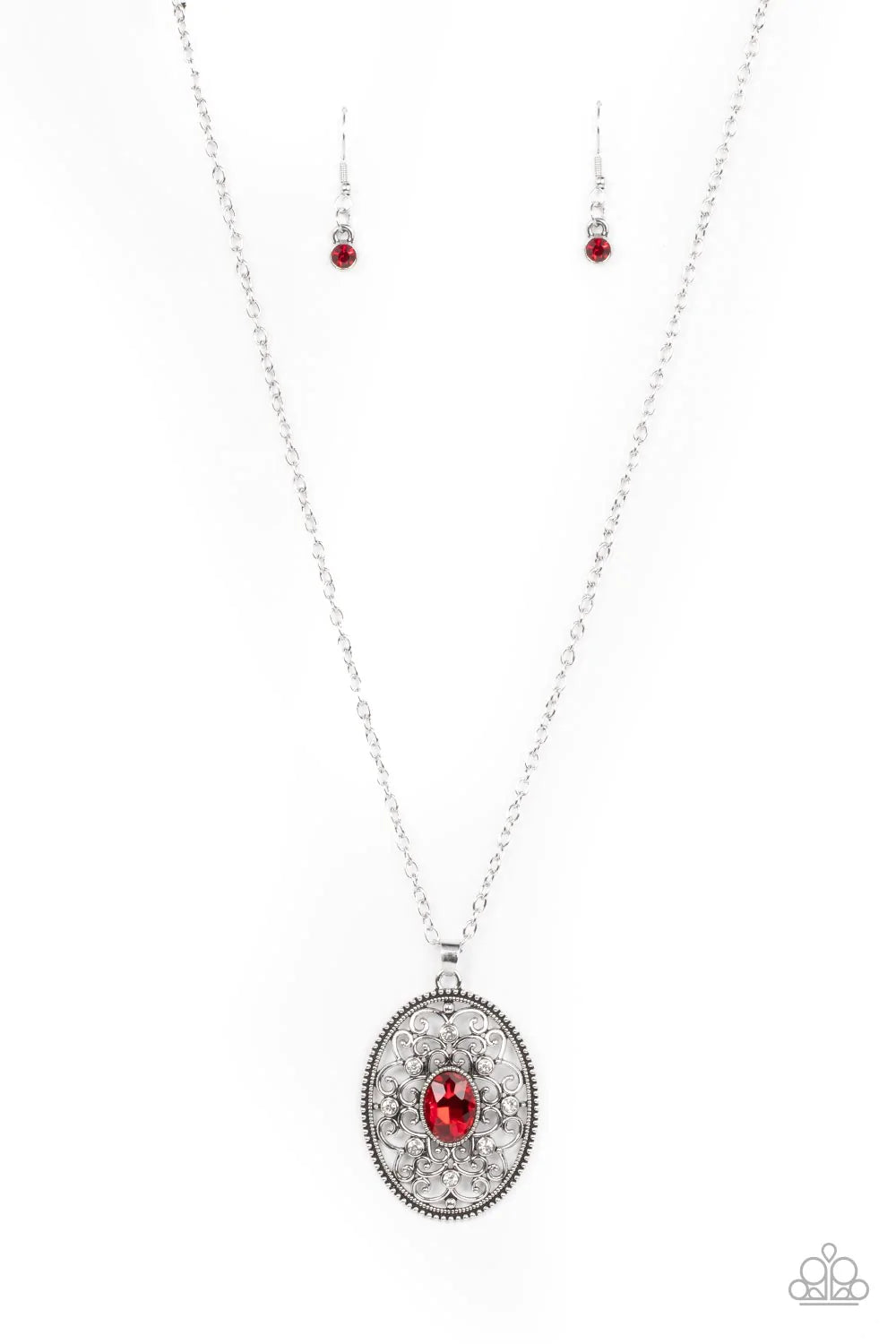 Paparazzi Necklace - Sonata Swing - Red