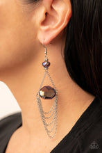 Load image into Gallery viewer, Paparazzi Earring - Ethereally Extravagant - Purple
