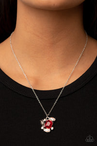 Paparazzi Necklace - Prismatic Projection - Red