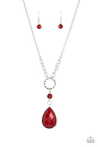 Paparazzi Necklace - Valley Girl Glamour - Red