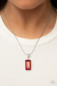 Paparazzi Necklace - Cosmic Curator - Red