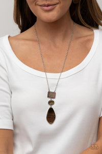 Paparazzi Necklace - Hidden Cove - Brown