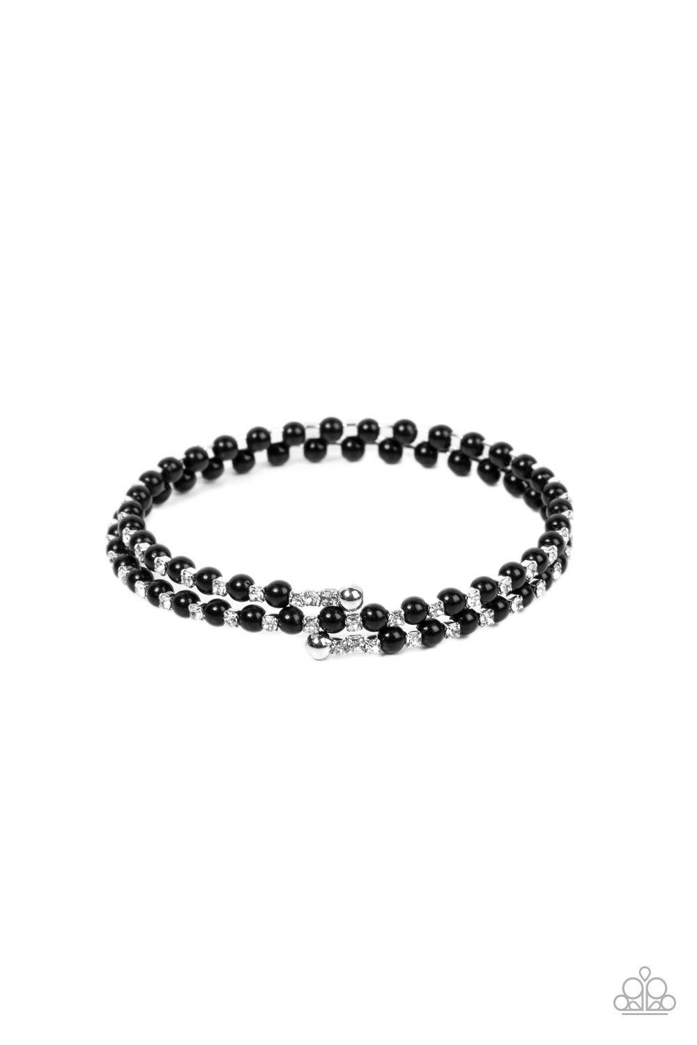 Paparazzi Bracelet - Regal Wraparound - Black