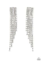 Load image into Gallery viewer, Paparazzi Earring - A-Lister Affirmations - White
