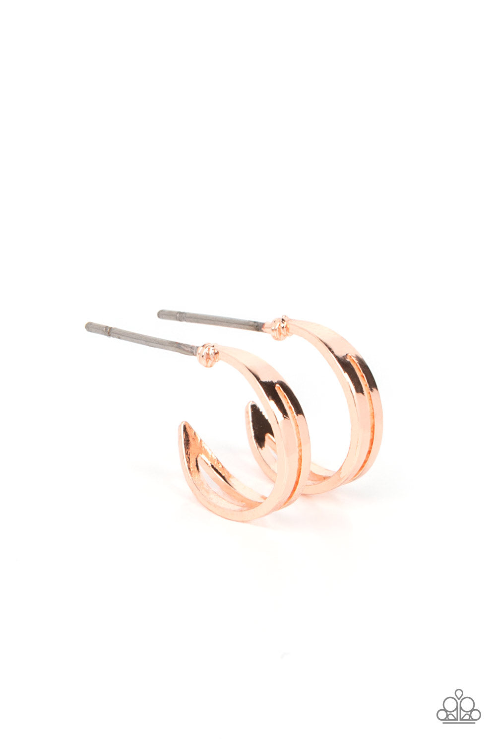 Paparazzi Earring - SMALLEST of Them All - Rose Gold