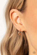 Load image into Gallery viewer, Paparazzi Earring - SMALLEST of Them All - Rose Gold
