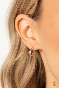 Paparazzi Earring - SMALLEST of Them All - Rose Gold