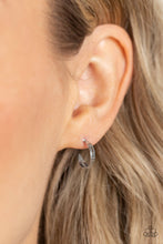 Load image into Gallery viewer, Paparazzi Earring - SMALLEST of Them All - Silver
