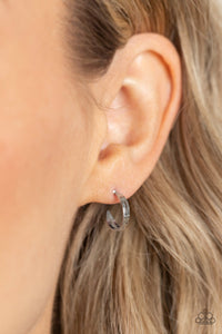 Paparazzi Earring - SMALLEST of Them All - Silver