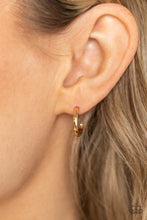 Load image into Gallery viewer, Paparazzi Earring - Small-Scale Shimmer - Gold
