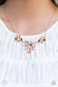 Paparazzi Necklace - Completely Captivated - Rose Gold
