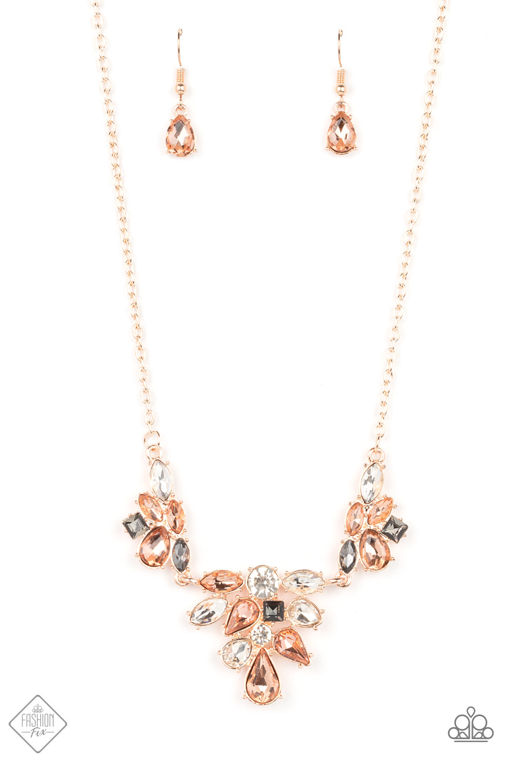 Paparazzi Necklace - Completely Captivated - Rose Gold
