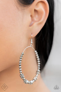 Paparazzi Earring - Simple Synchrony - Silver
