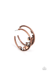 Paparazzi Earring - Attractive Allure - Copper
