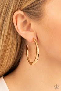 Paparazzi Earring - Learning Curve - Gold