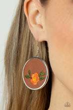 Load image into Gallery viewer, Paparazzi Earring - Prairie Patchwork - Orange
