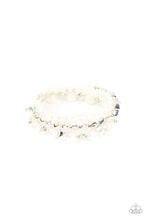 Load image into Gallery viewer, Paparazzi Bracelet - Shoreside Soiree - White
