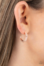 Load image into Gallery viewer, Paparazzi Earring - BEVEL Up - Rose Gold

