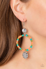 Load image into Gallery viewer, Paparazzi Earring - Cayman Catch - Orange
