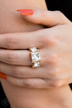Load image into Gallery viewer, Paparazzi Ring - Treasured Twinkle - Gold
