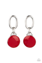 Load image into Gallery viewer, Paparazzi Earring - Drop a TINT - Red
