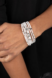 Paparazzi Bracelet - Clustered Constellations - White