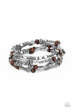 Load image into Gallery viewer, Paparazzi Bracelet - Jungle Jubilee - Brown
