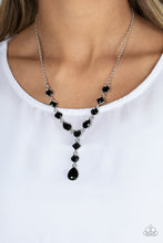 Load image into Gallery viewer, Paparazzi Necklace - Forget the Crown - Black
