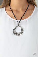 Load image into Gallery viewer, Paparazzi Necklace - Tectonic Treasure - Silver
