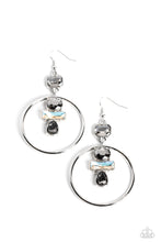 Load image into Gallery viewer, Paparazzi Earring - Geometric Glam - Silver
