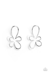 Paparazzi Earring - Glimmering Gardens - White