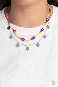 Paparazzi Necklace - Rainbow Dash - Purple