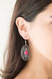 Load image into Gallery viewer, Paparazzi Earring - Really Whimsy - Pink
