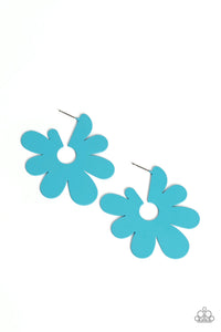 Paparazzi Earring - Flower Power Fantasy - Blue