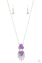 Load image into Gallery viewer, Paparazzi Necklace - Under the FRINGE - Purple
