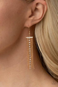 Paparazzi Earring - Another Day, Another DRAMA - Gold